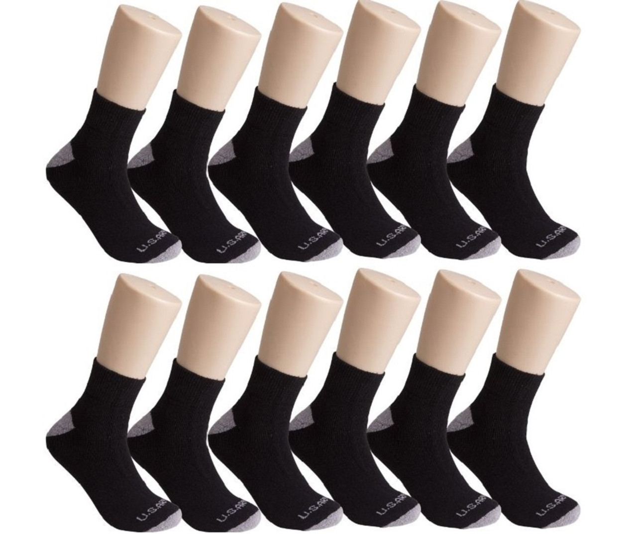  U.S. ARMY Tri-Blend Crew, Quarter, or No-Show Socks (6-Pairs) product image