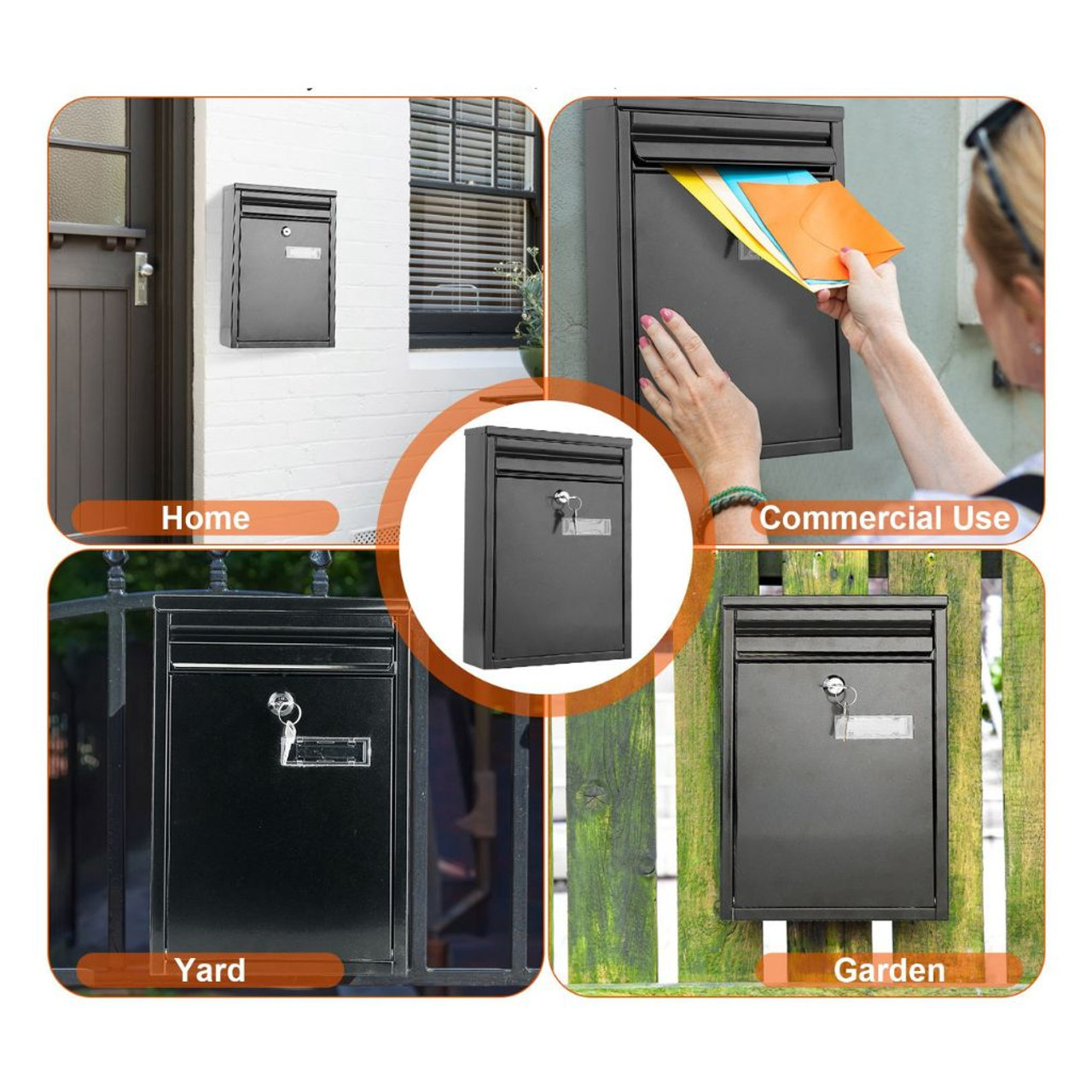 iNOVA Lockable Wall Mount Mailbox  product image