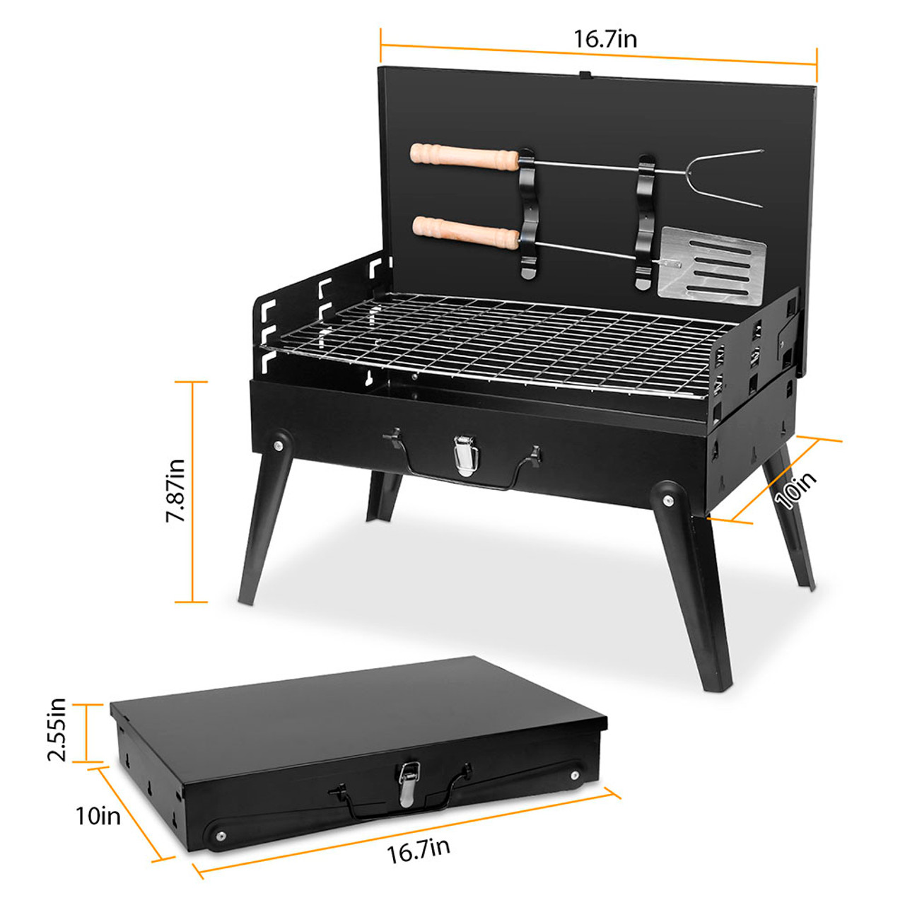 NewHome Foldable Charcoal Grill product image