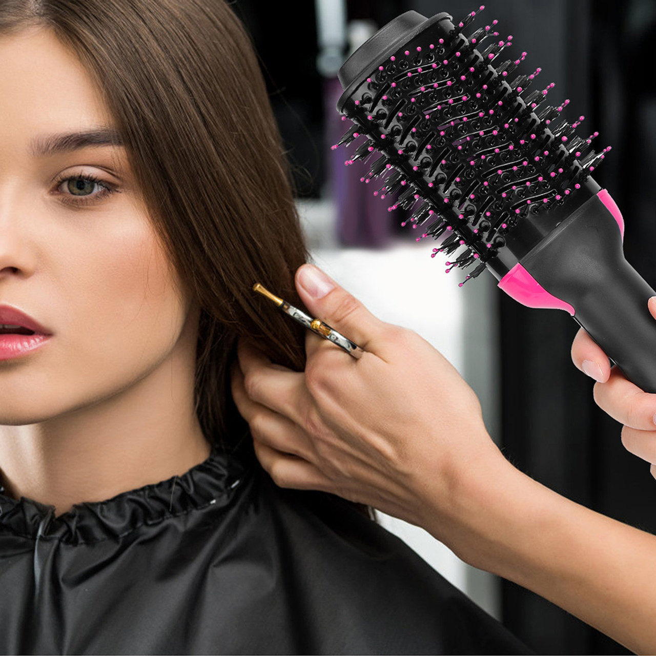 iMounTEK® 4-in-1 Hot Hair Brush product image
