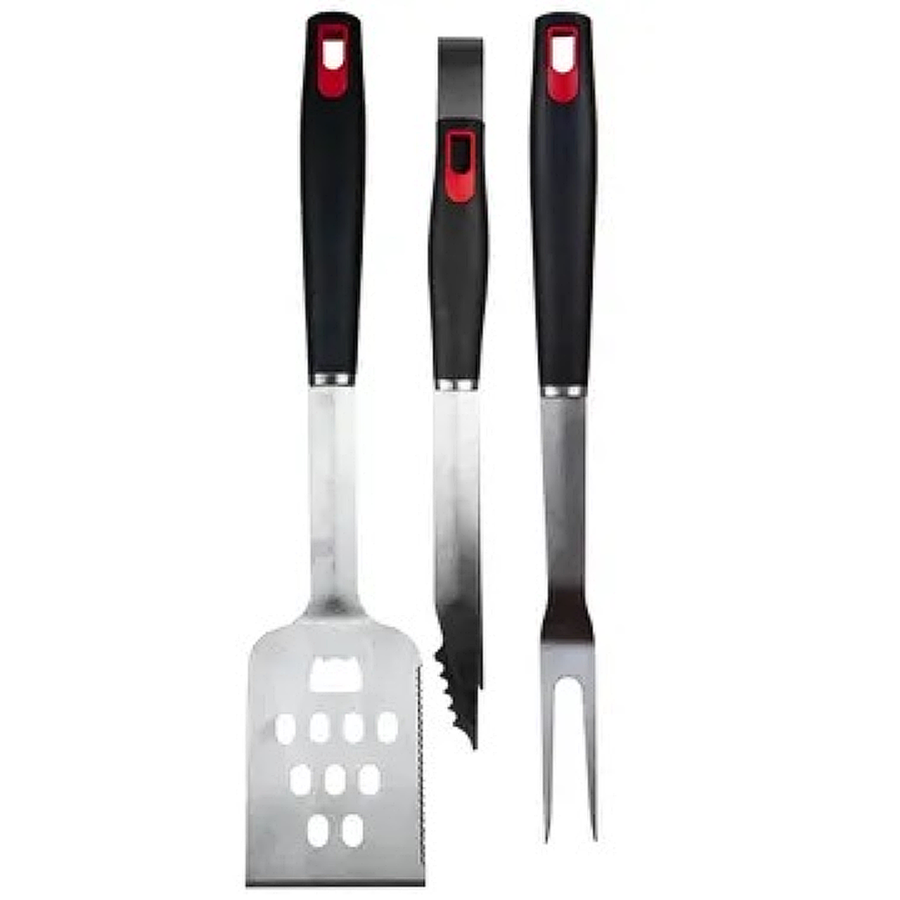 3-Piece Stainless Steel Barbecue Tool Set product image