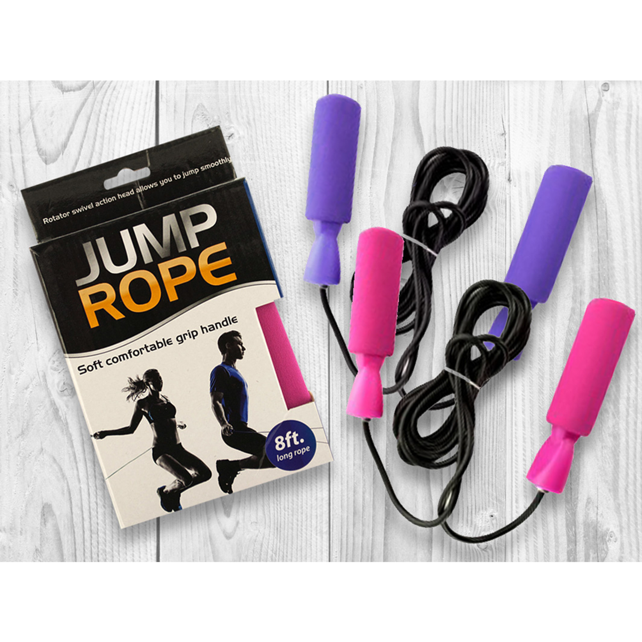 Soft Grip 8-Foot Workout Jump Rope (2-Pack) product image