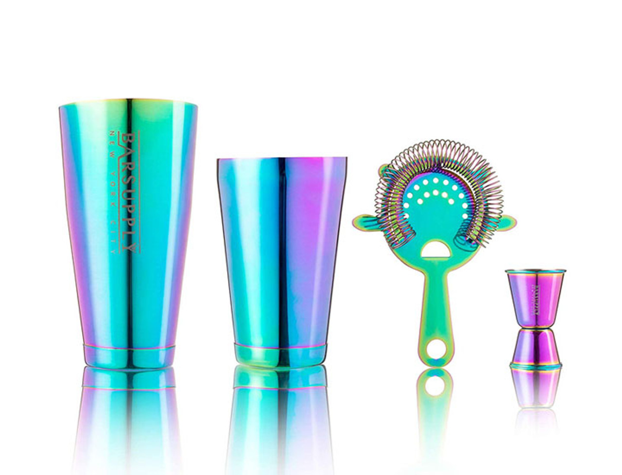 BarSupply® Professional 4-Piece Boston Cocktail Shaker Set product image