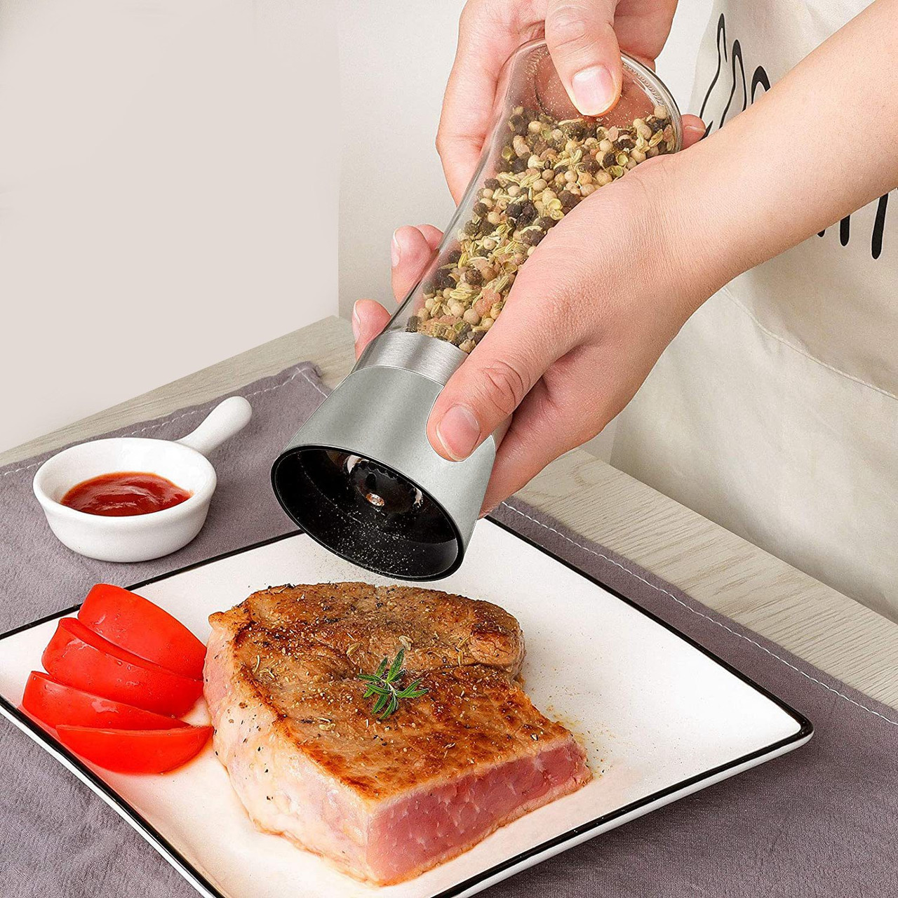 NewHome™ Stainless Steel Salt or Pepper Grinder product image