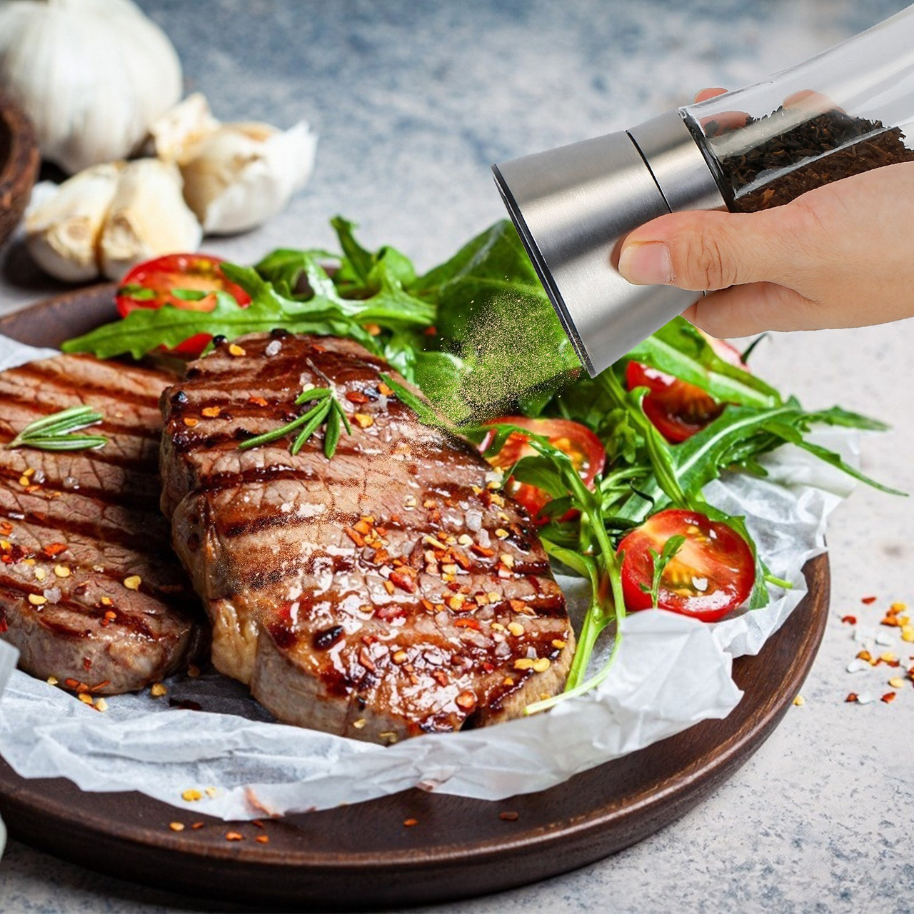 NewHome™ Stainless Steel Salt or Pepper Grinder product image