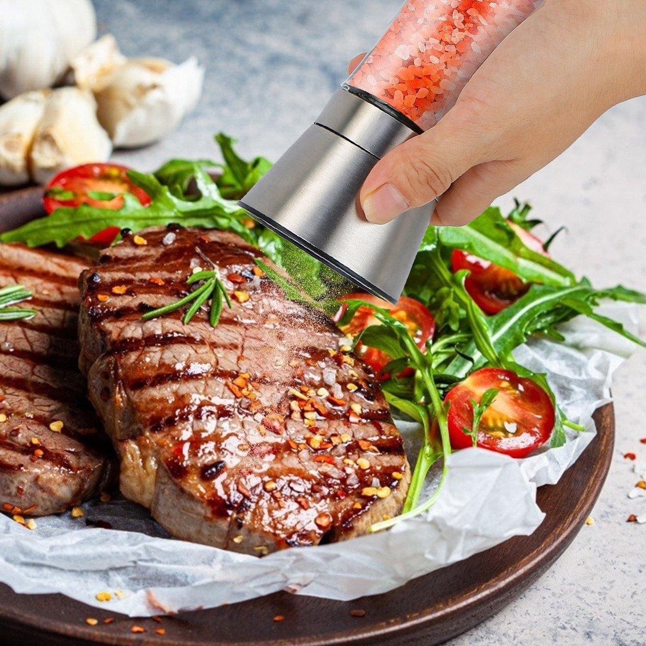 NewHome™ Stainless Steel Salt or Pepper Grinder product image