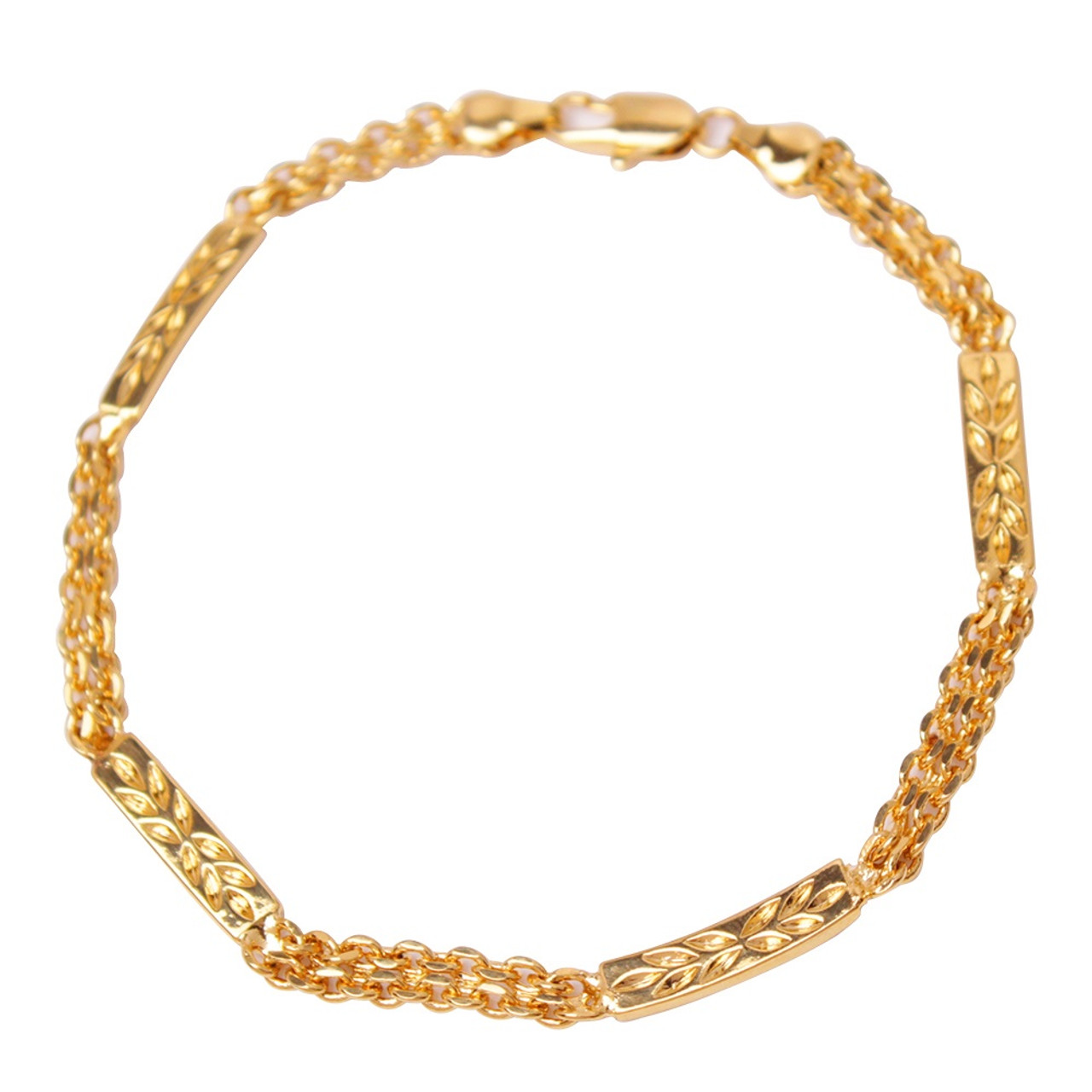 18K-Gold-Filled Bismark/Bar Anklet product image