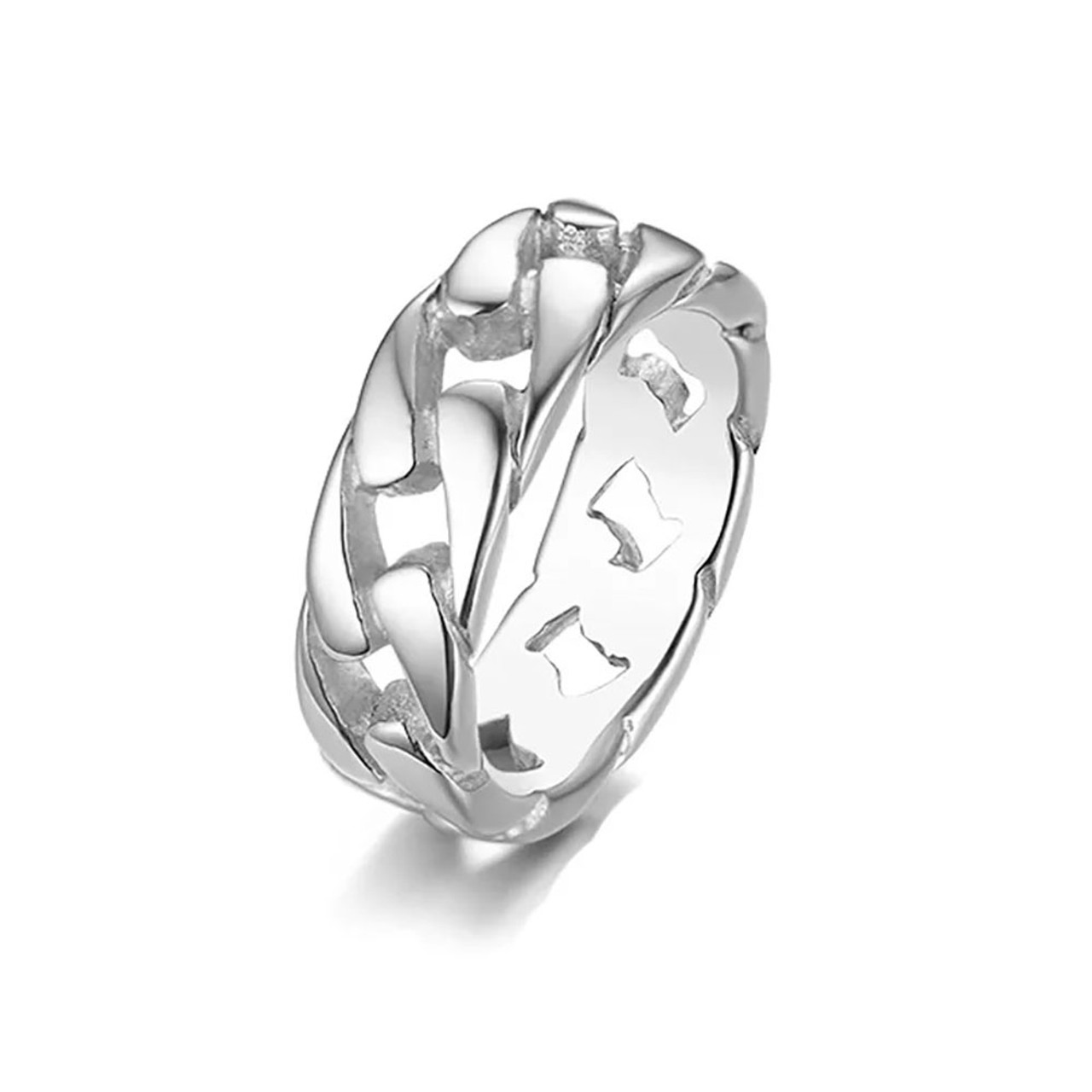 Link Chain Stainless Steel Ring product image