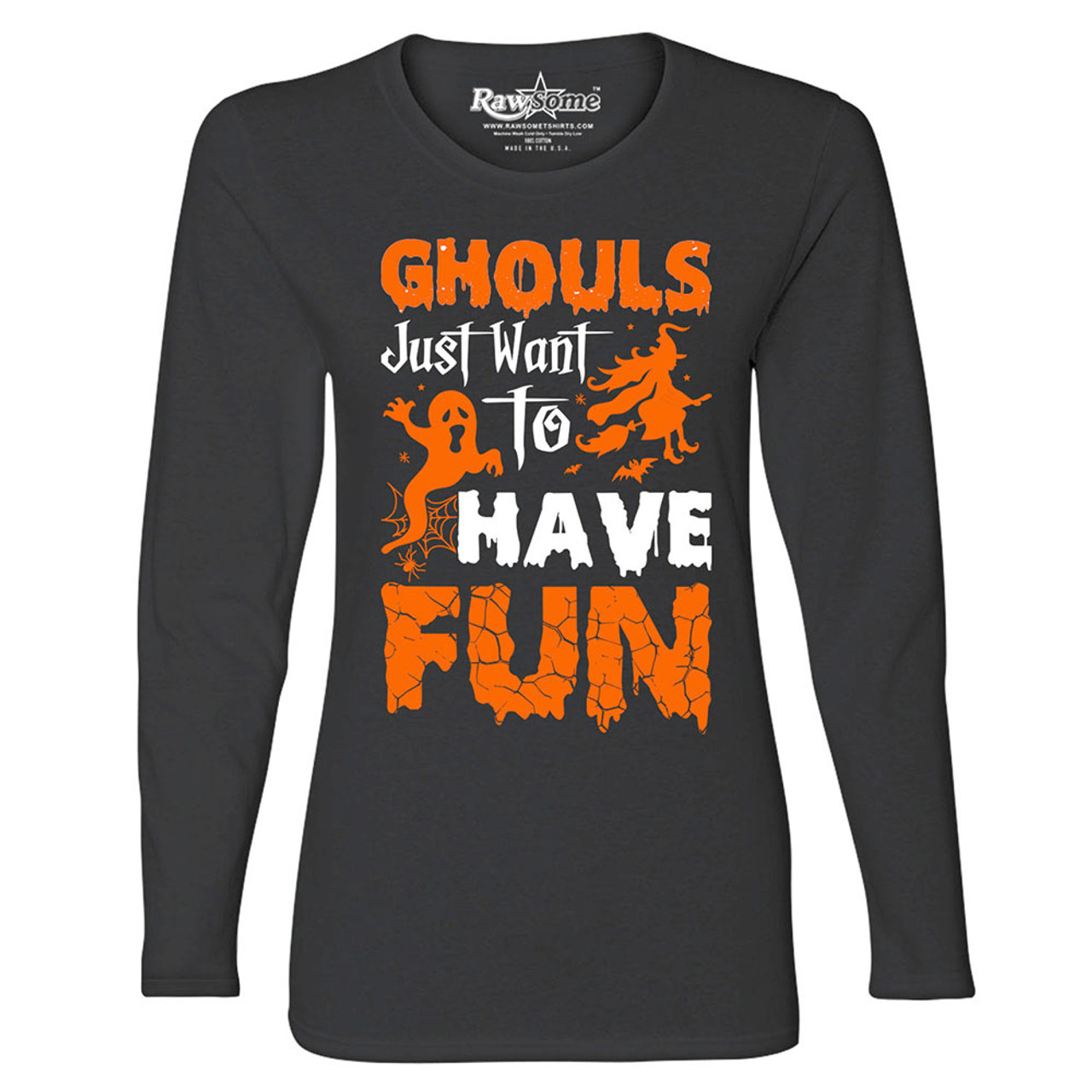Women's Creepy Scary Halloween Long Sleeve Shirt product image
