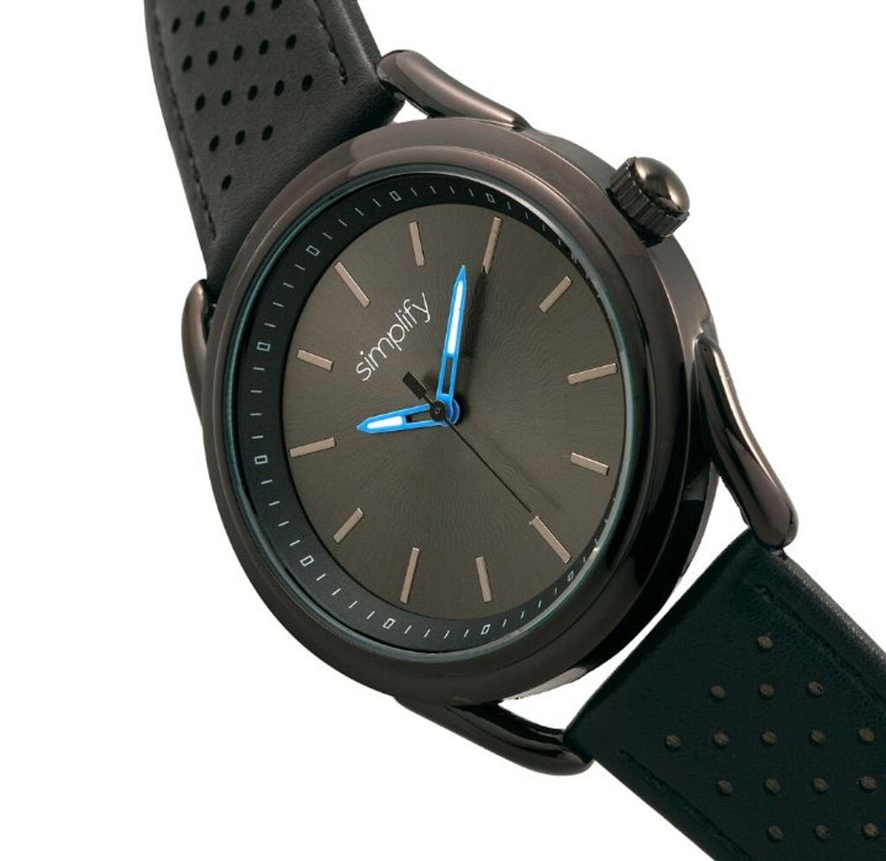 Simplify The 5900 Leather-Band Unisex Watch product image