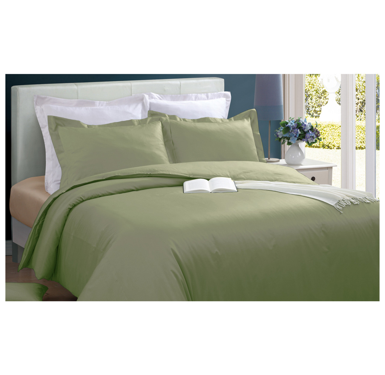 Oversized Cotton 3-Piece Duvet Cover Set product image