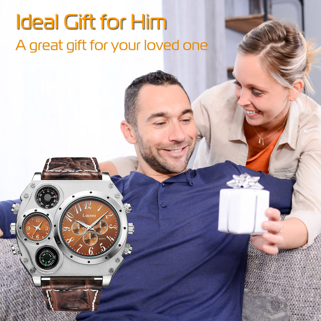 Laromni™ Military Style Men's Quartz Watch product image
