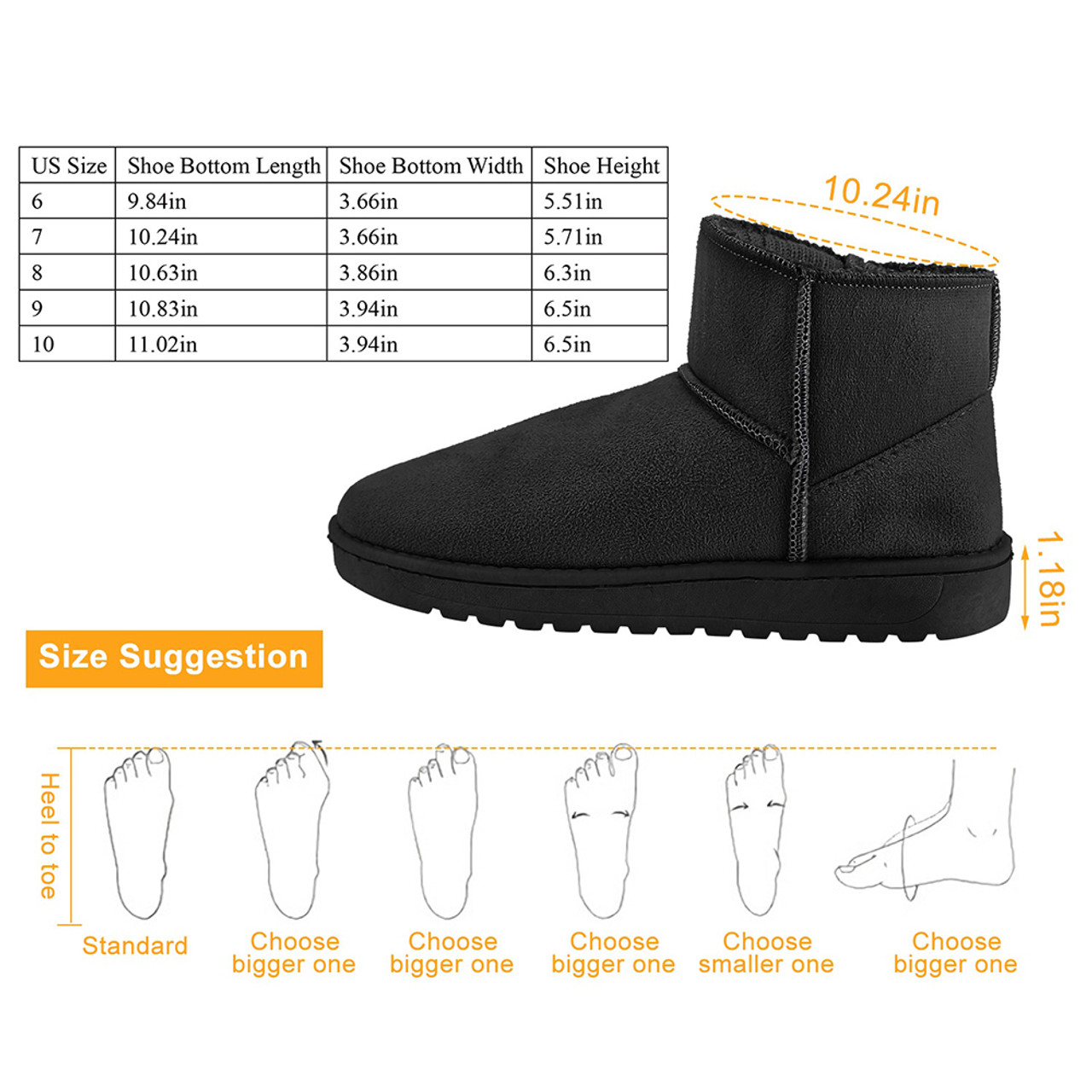 N'Polar Women's Mid-Calf Snow Boots  product image