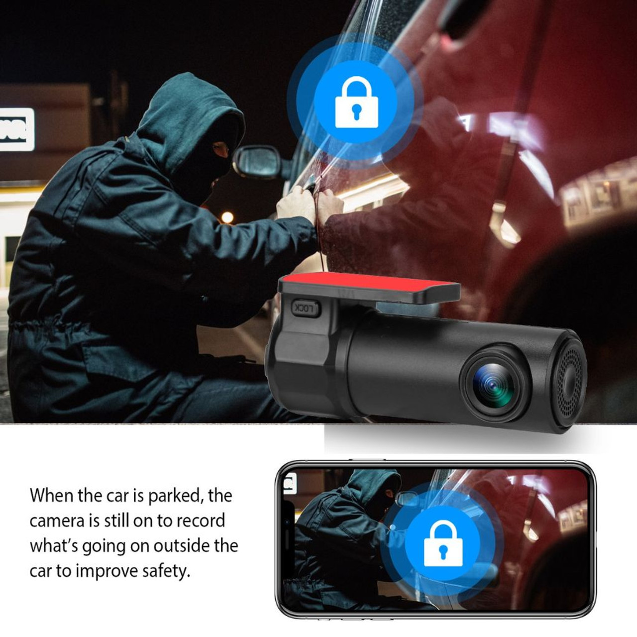 Car Cam Buddy - 2.5 inch HD Camera Recorder Car  