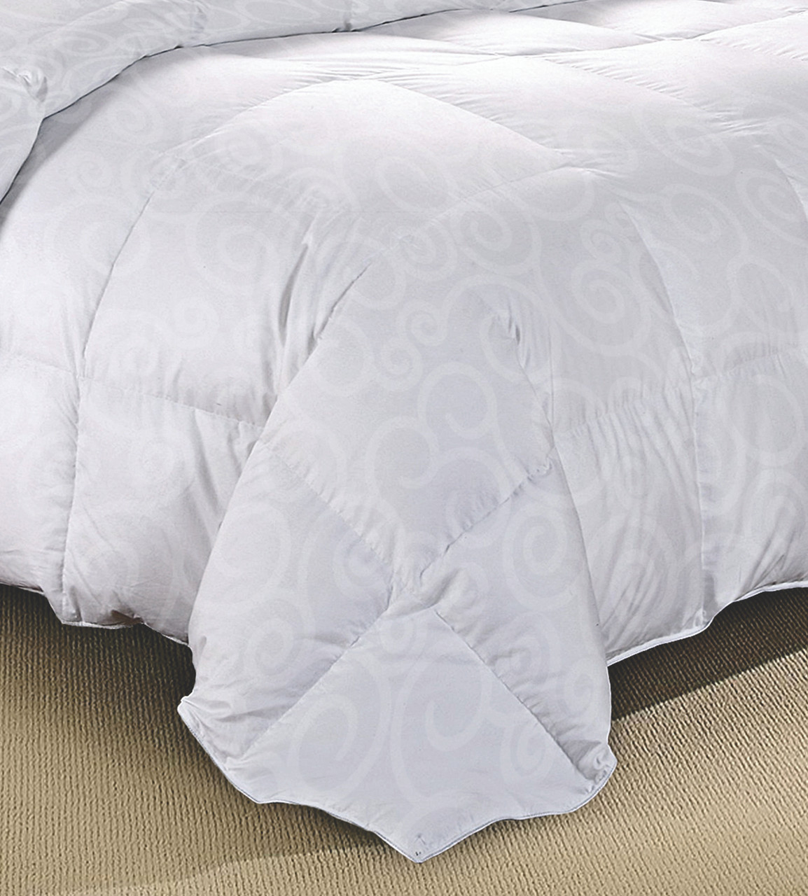 Soft All-Season Cotton Damask Down Alternative Comforter product image