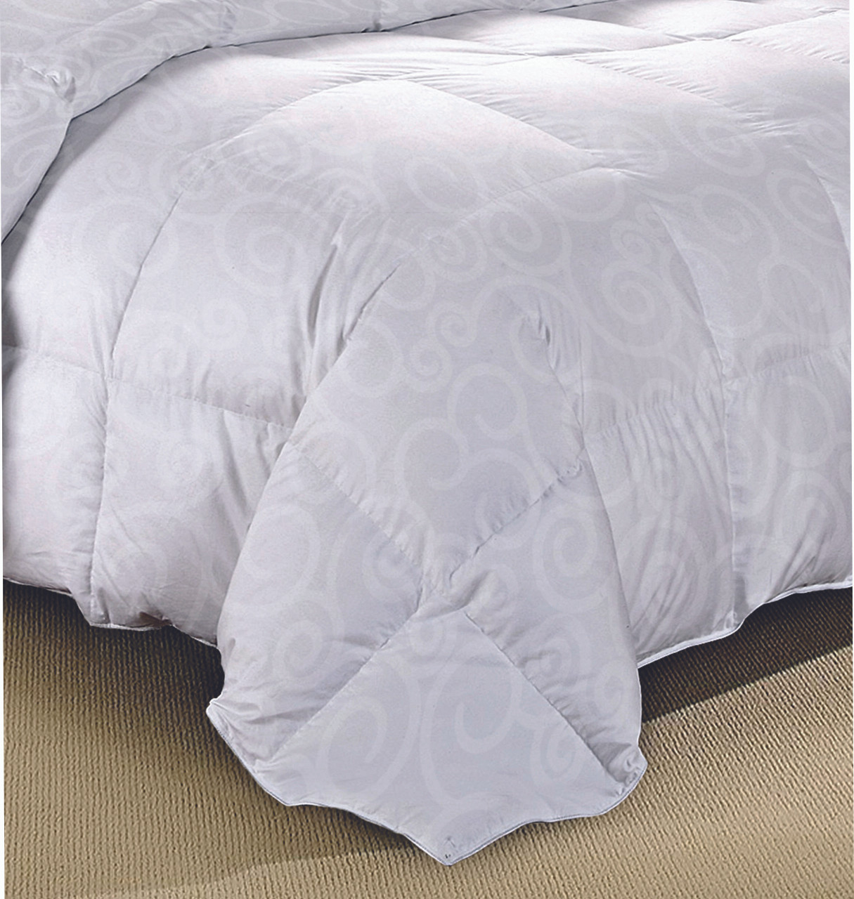 Soft All-Season Cotton Damask Down Alternative Comforter product image