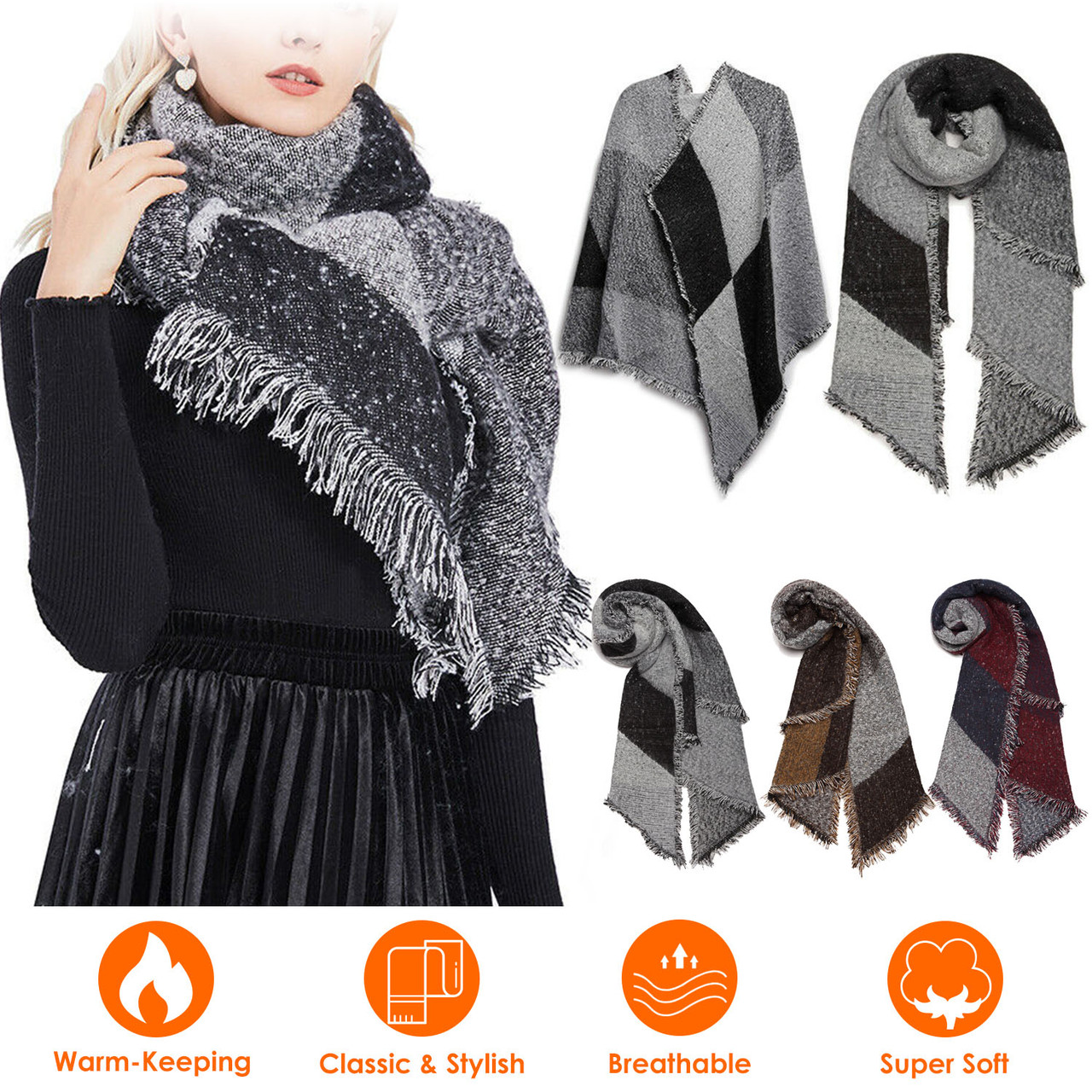 N'Polar™ Women's Knitted Winter Scarves product image