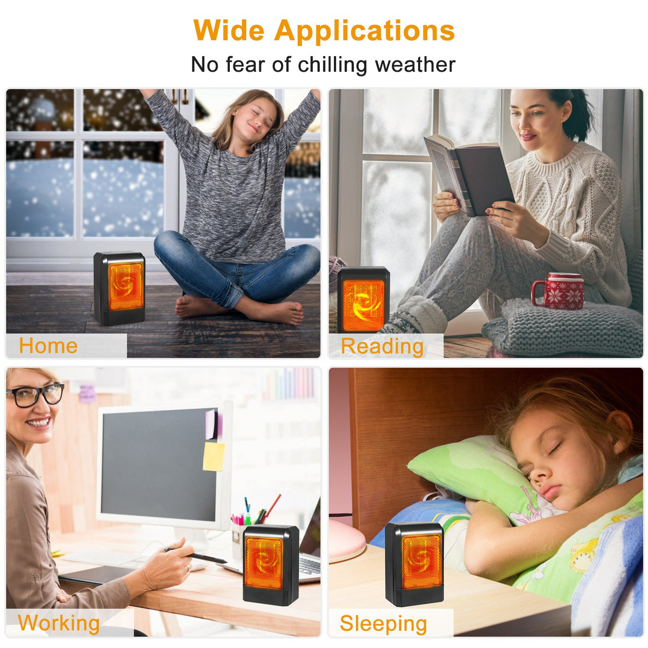 Mini 500W Portable Electric Heater product image