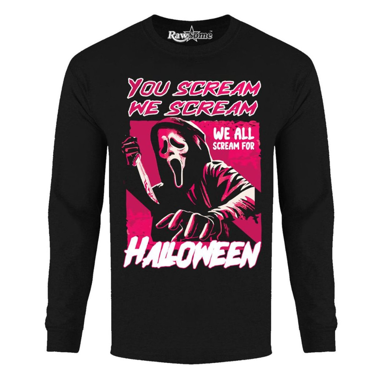Men's Creepy Halloween Long Sleeve Shirt product image