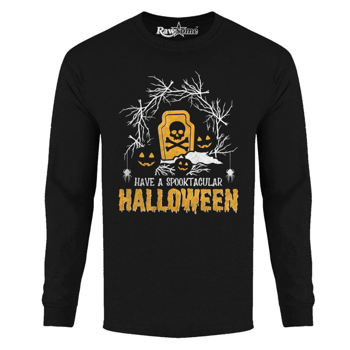 Men's Creepy Halloween Long Sleeve Shirt - DailySteals