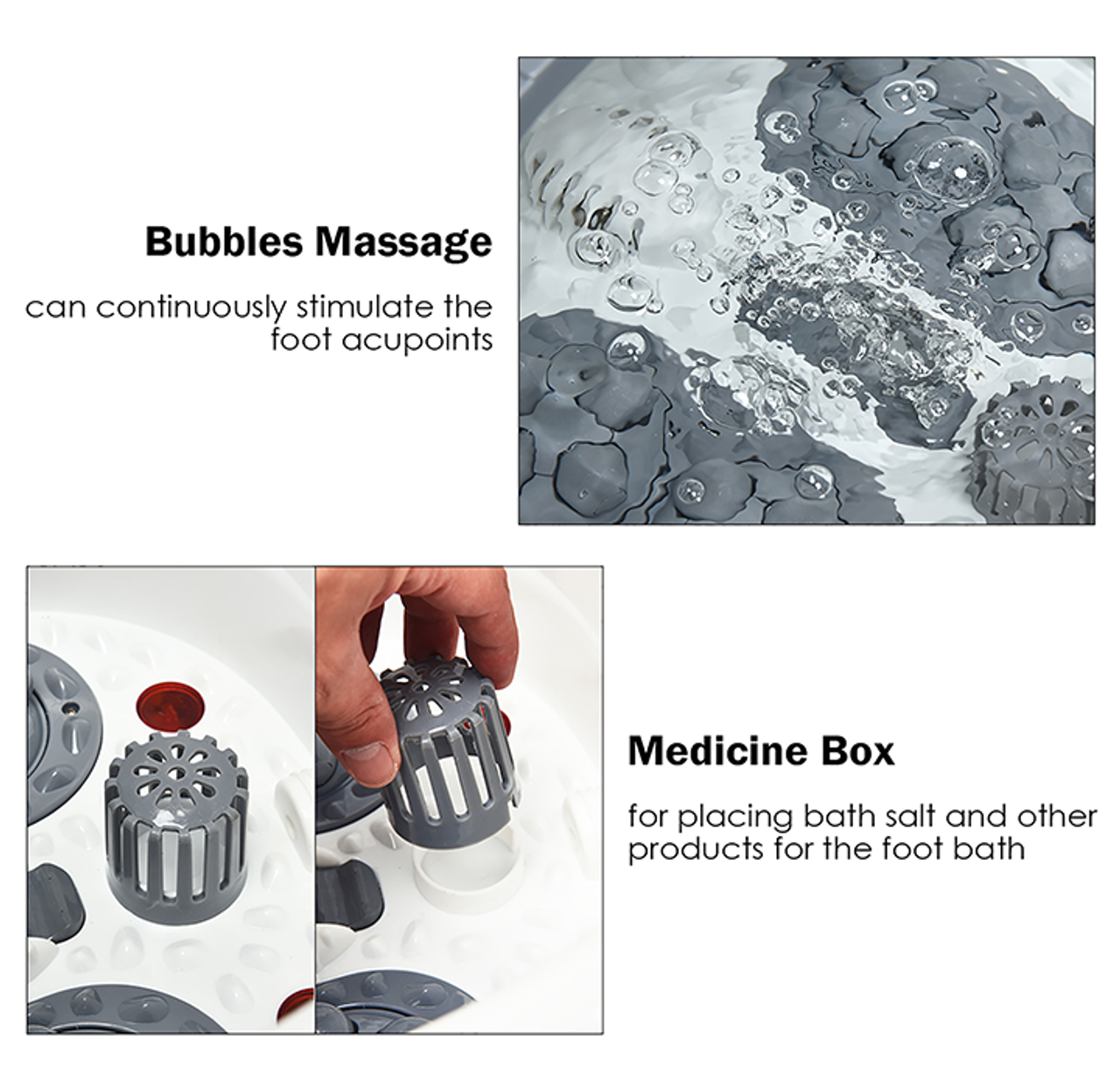 Portable Multifunctional Shiatsu Roller Foot Spa product image