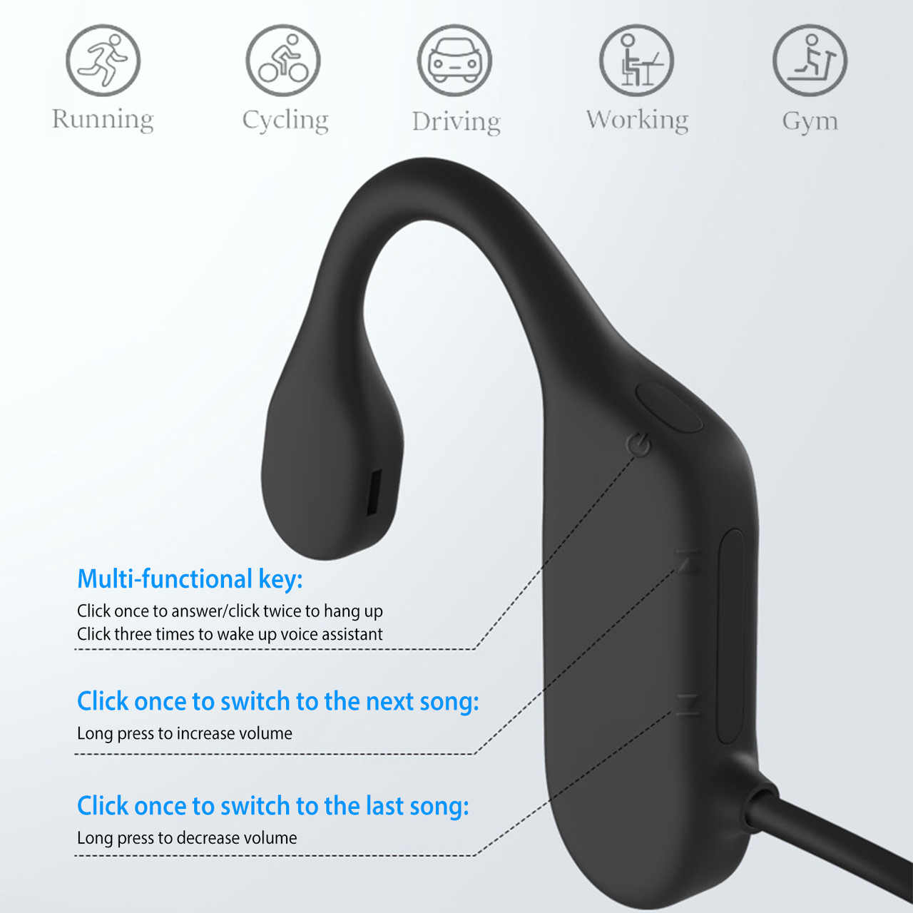 Wireless Bone Conduction Headphones product image