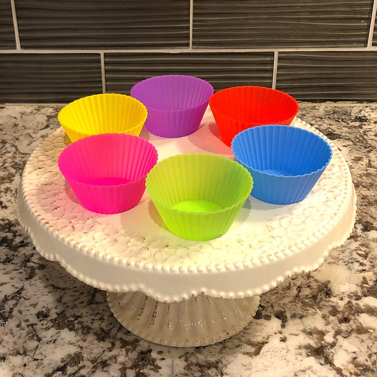 Reusable Silicone Baking Cups (12-Pack) product image