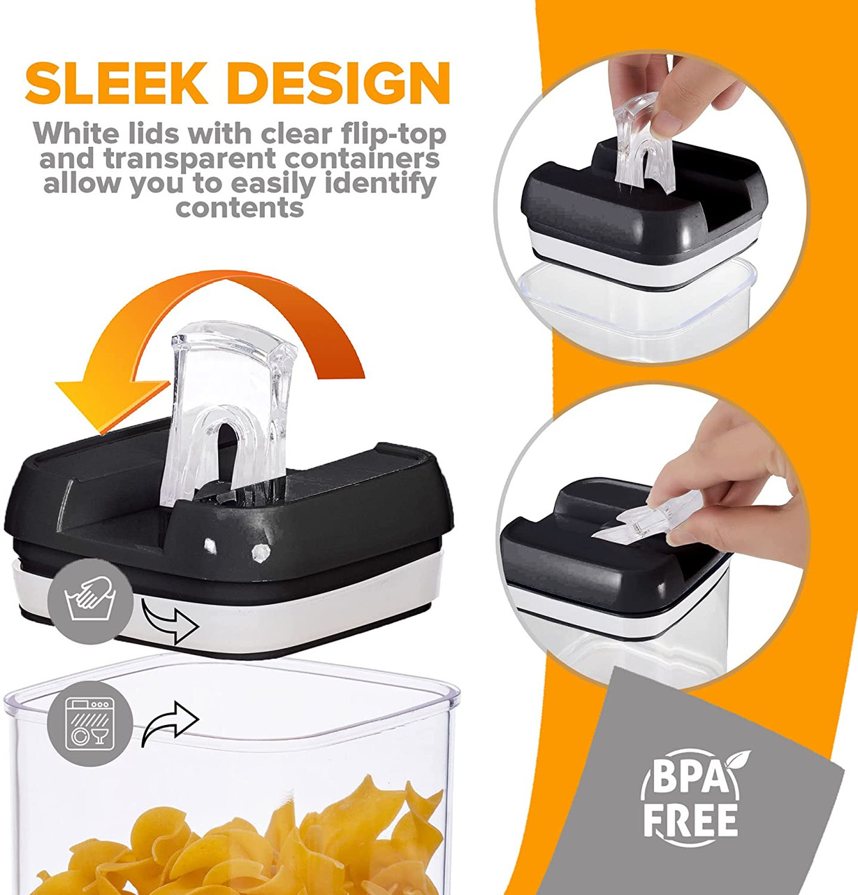 Mini 17.6 Oz Airtight Food Storage Containers (set Of 12) product image