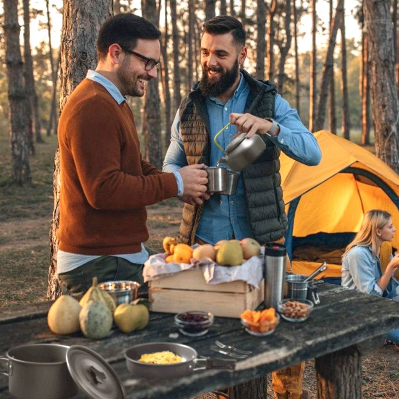 LakeForest® 12-Piece Camping Cookware Set product image