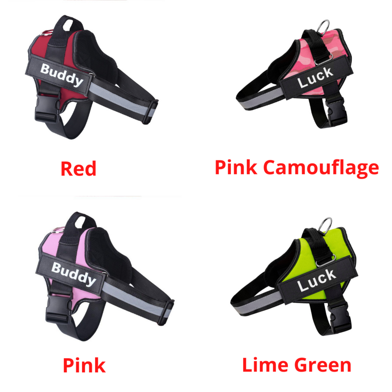 Personalized Reflective Pet Harness product image