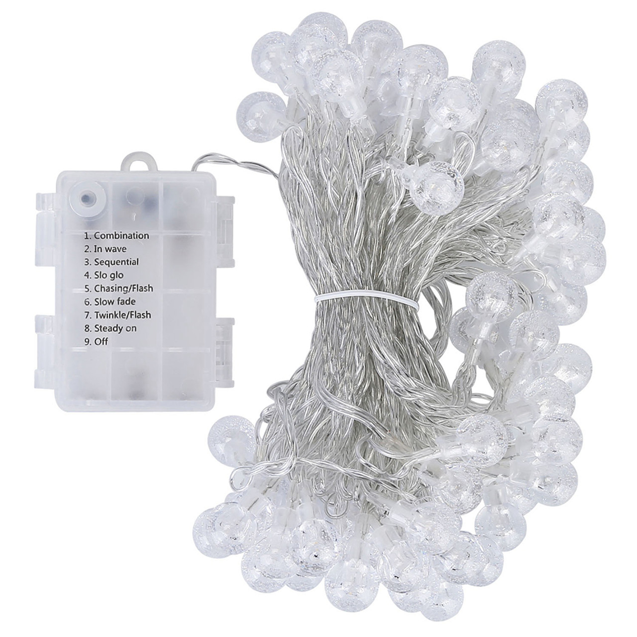 8-Mode Globe String Lights product image