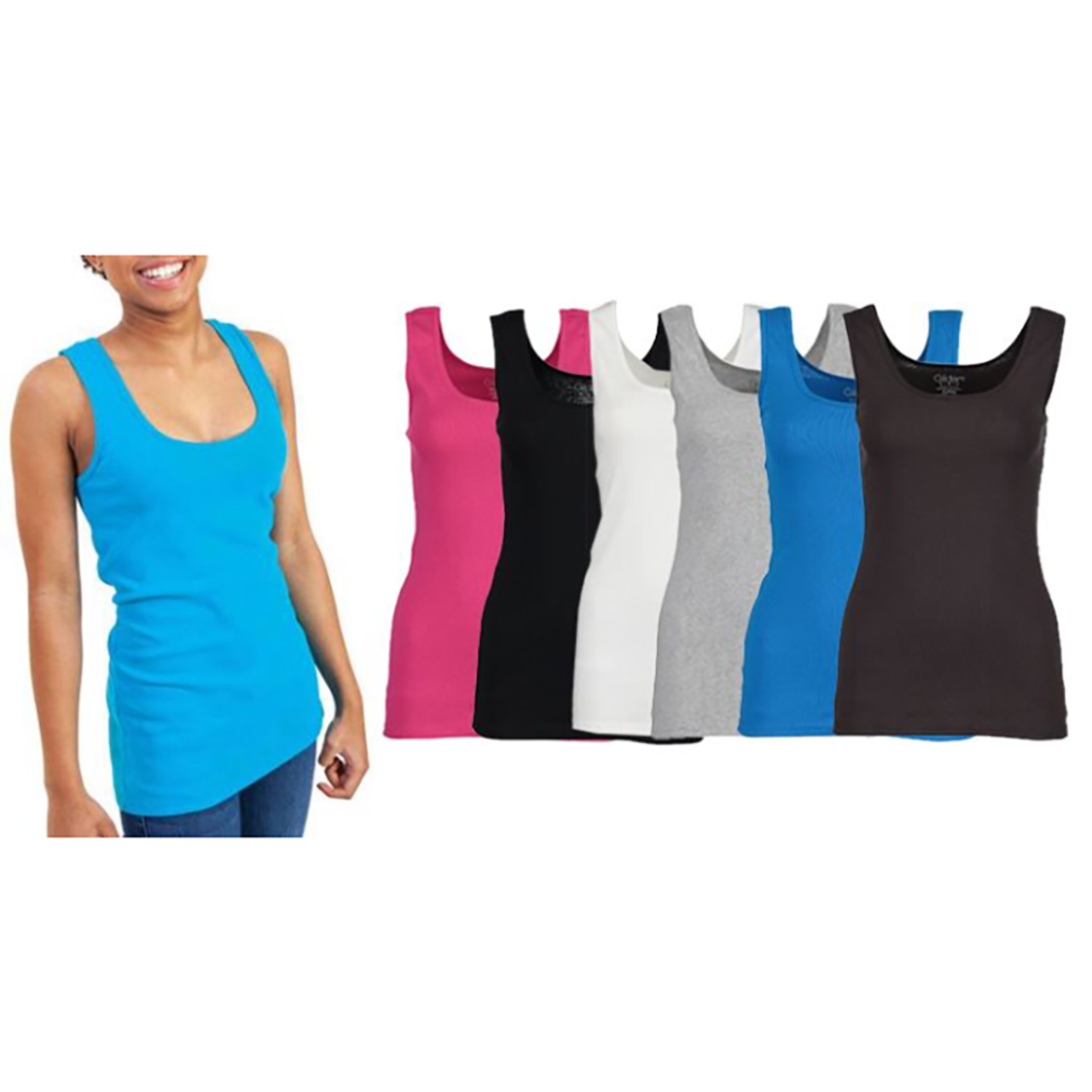 Cotton Rib Tank Top Pack