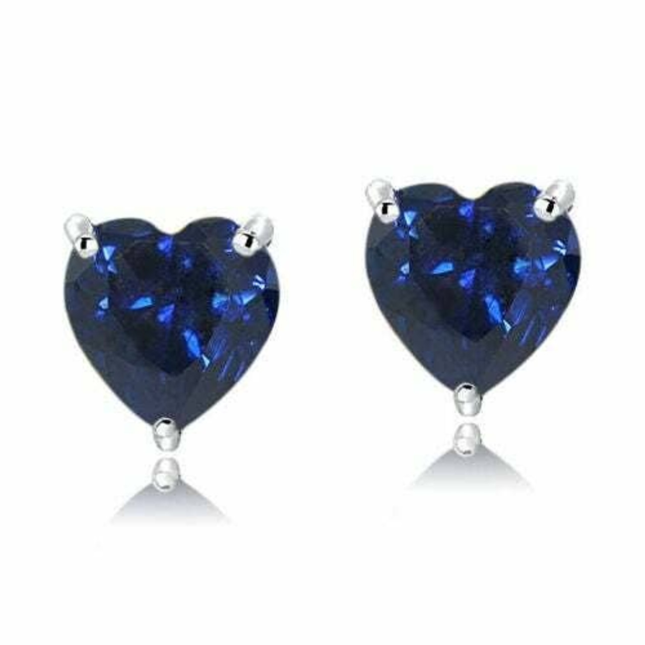 2.00CTTW Stunning Heart Stud Earrings product image