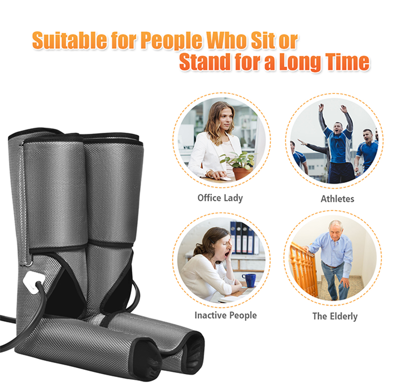 Air Compression Circulation and Relaxation Leg Massager product image