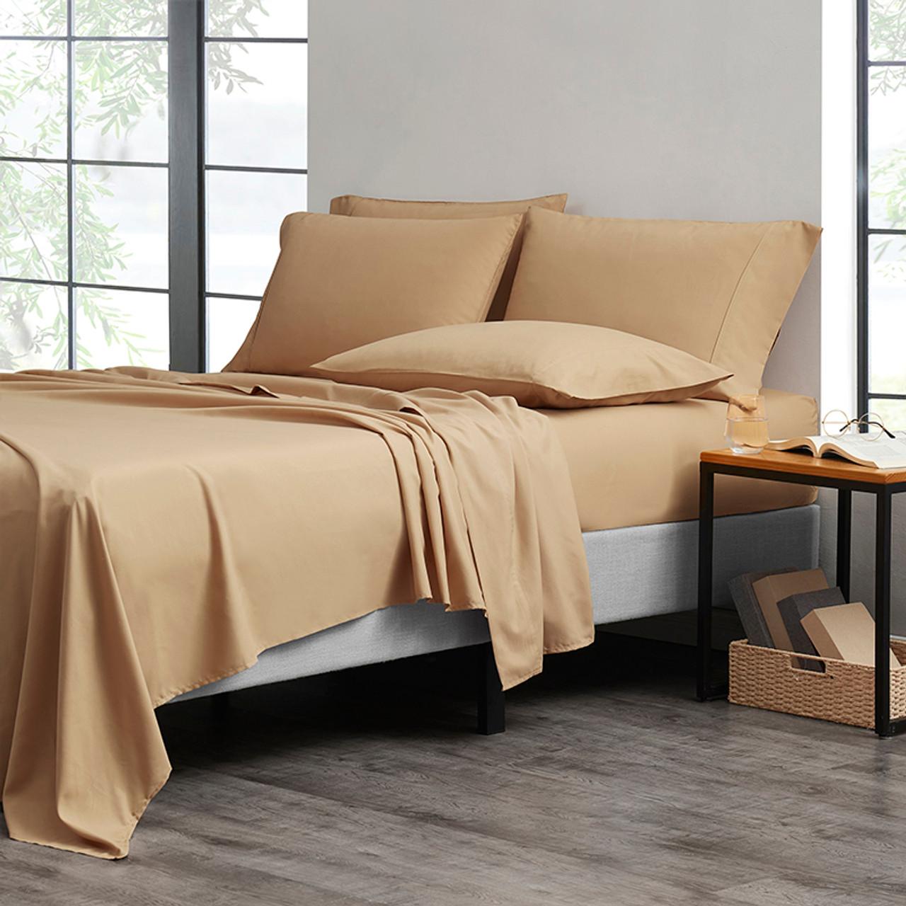 2,000-TC Bamboo Blend 6-Piece Sheet Set with Deep Pockets product image