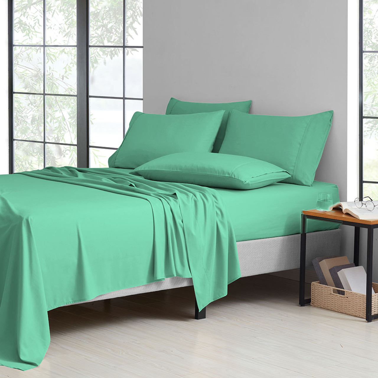 2,000-TC Bamboo Blend 6-Piece Sheet Set with Deep Pockets product image