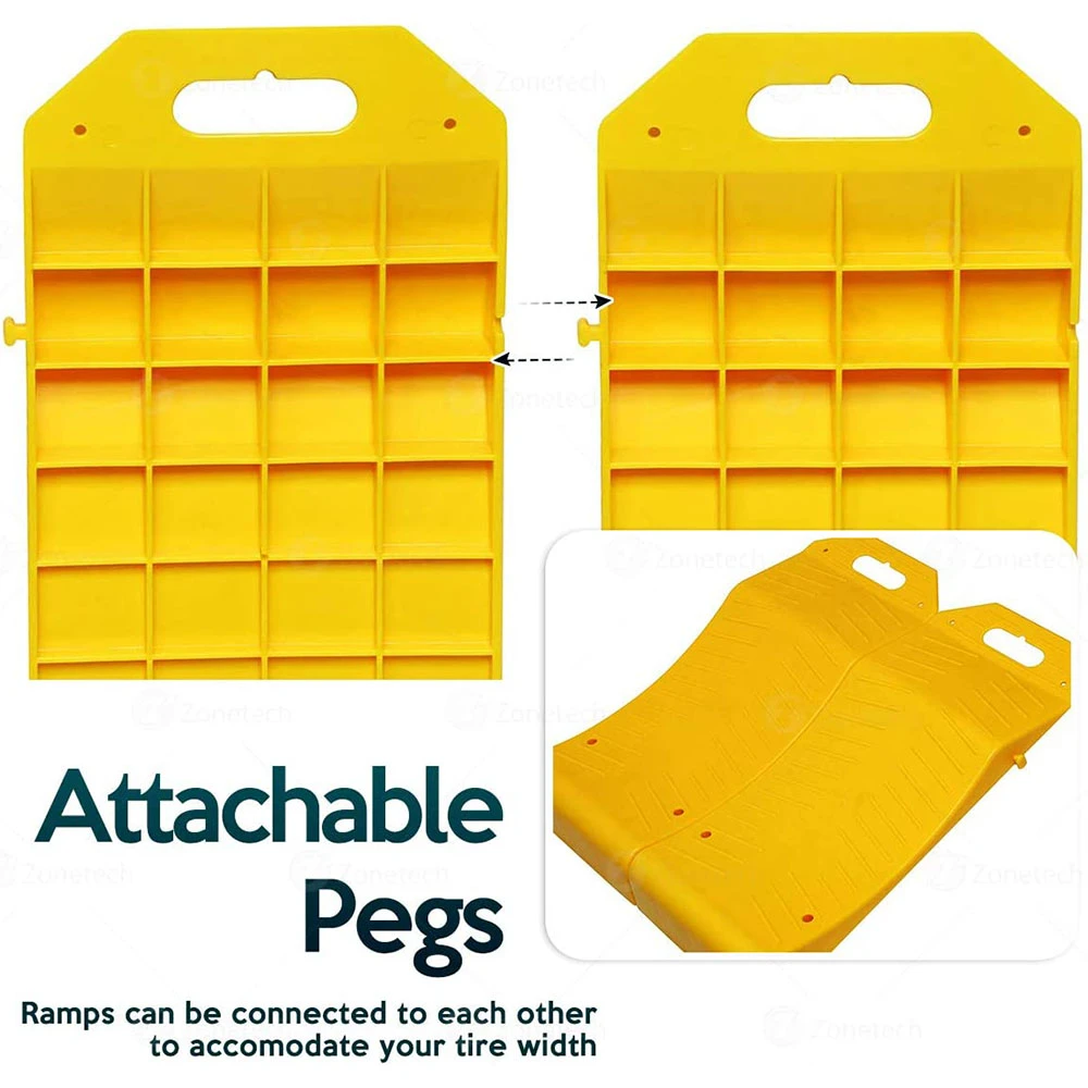 Zone Tech® Tire Saver Ramps With Anti-slip Design (4-Pack) product image