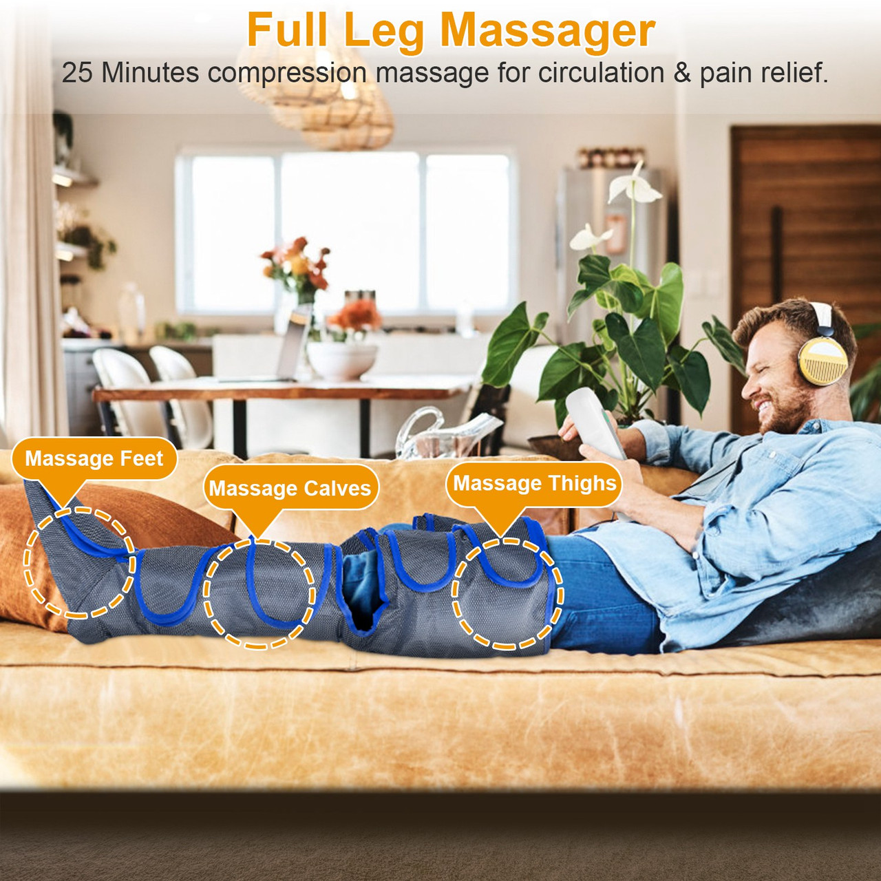 Leg and Foot Air Compression Massager product image