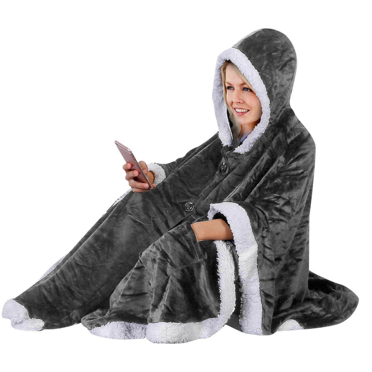 N'Polar Wearable Hoodie Blanket Wrap product image