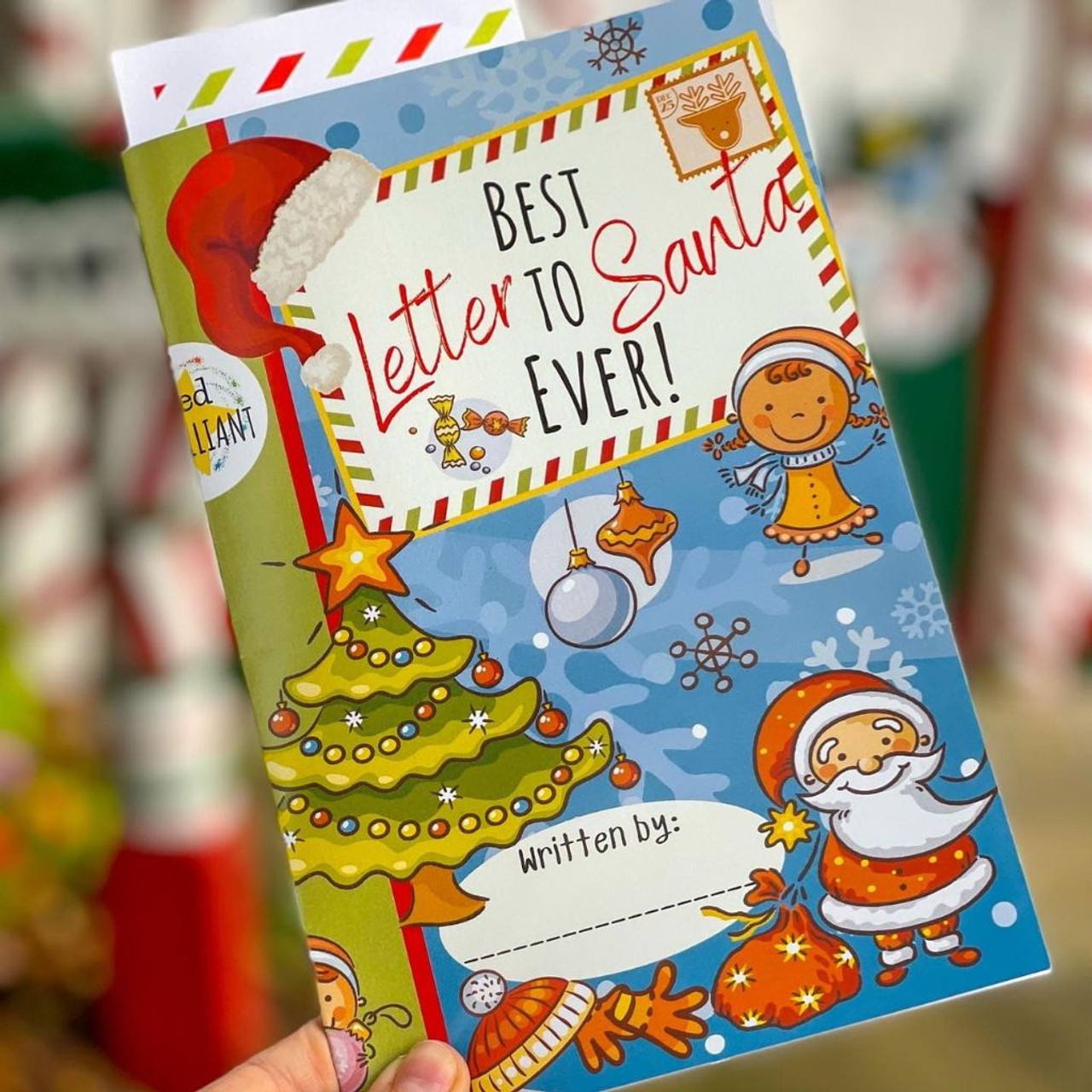 Spark Creativity Best Letter to Santa Ever Book, Written by Your Child product image