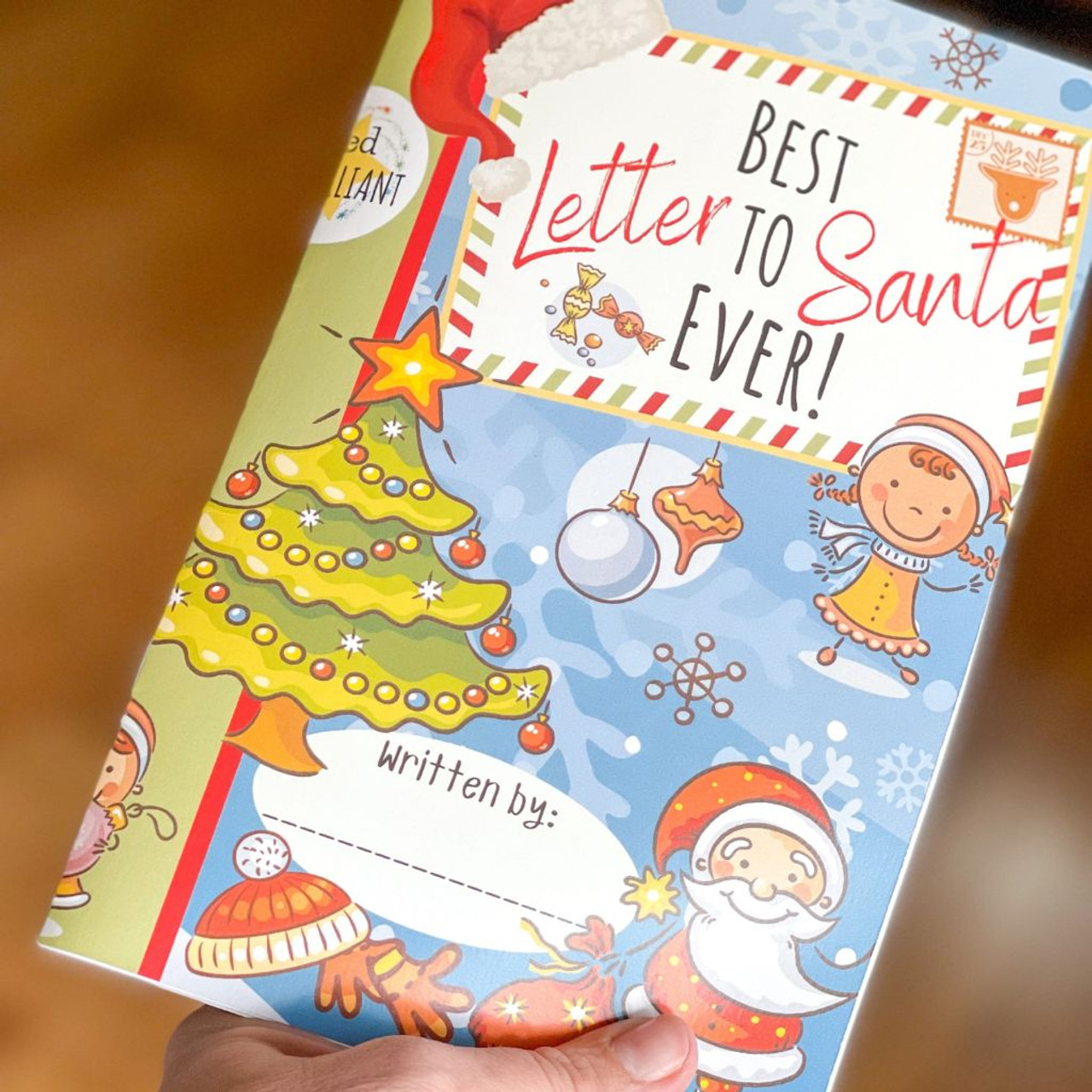 Spark Creativity Best Letter to Santa Ever Book, Written by Your Child product image