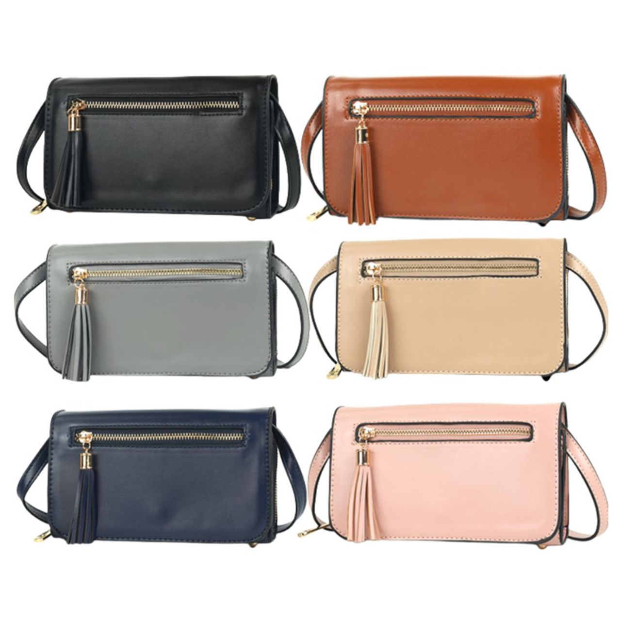 Women's Crossbody Clutch Tassel Bag product image