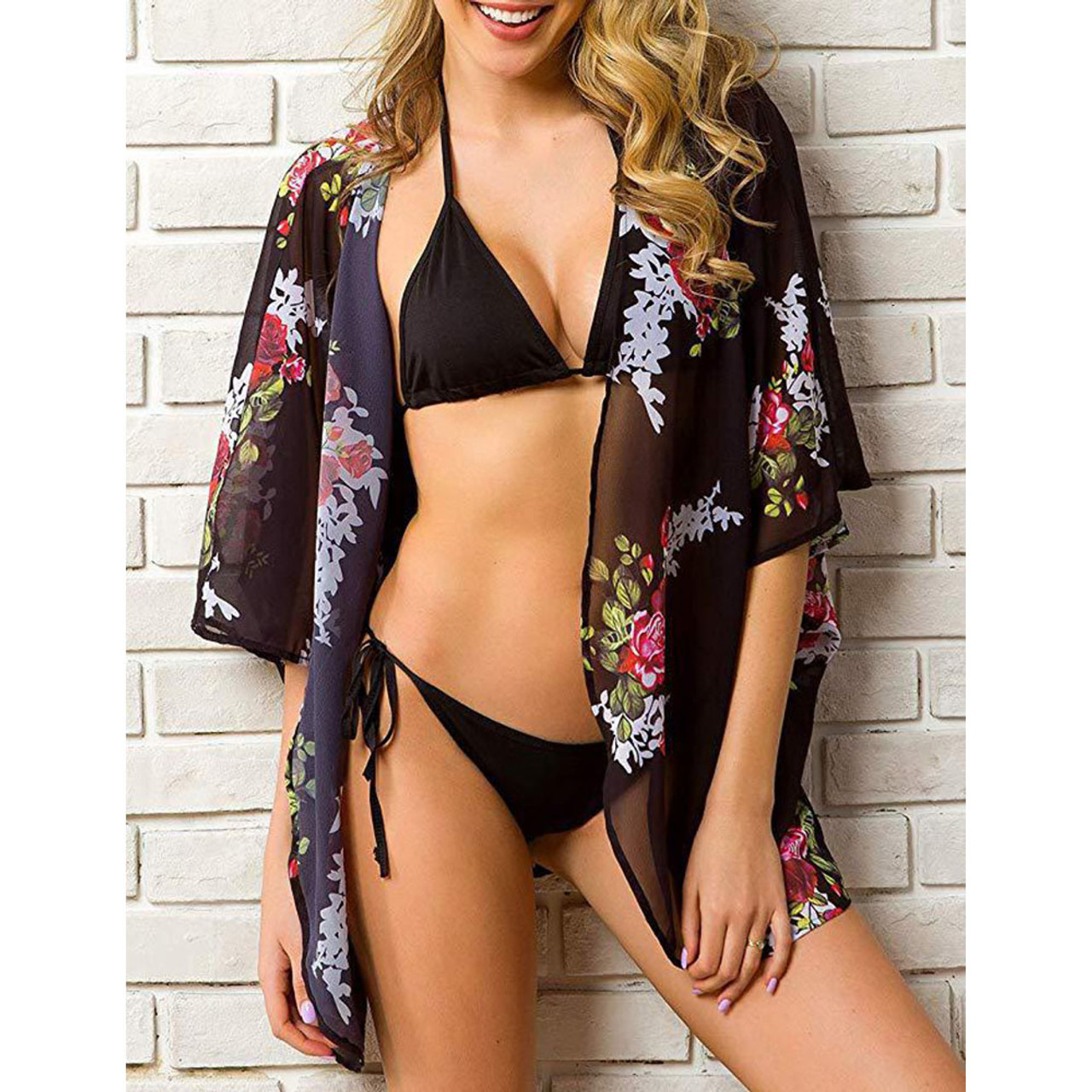 Women's Lightweight Summer Kimono Cover-up product image