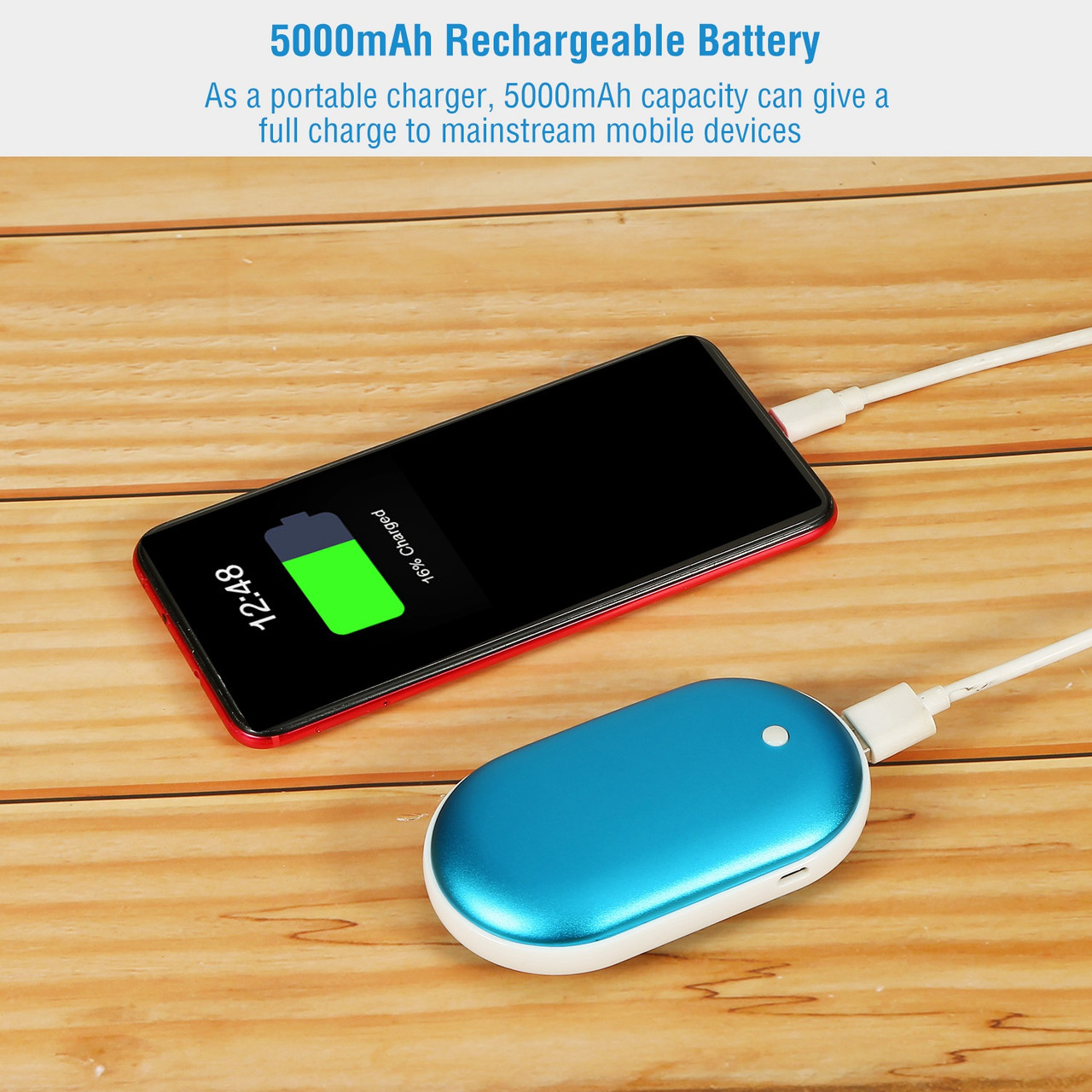 Portable Hand Warmer Power Bank product image