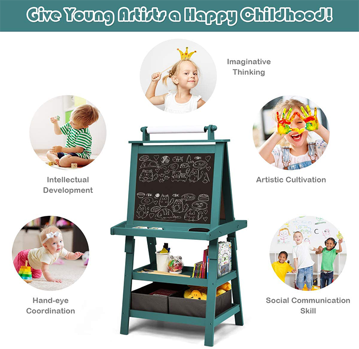Kids' Double-Sided 3-in-1 Art Easel product image
