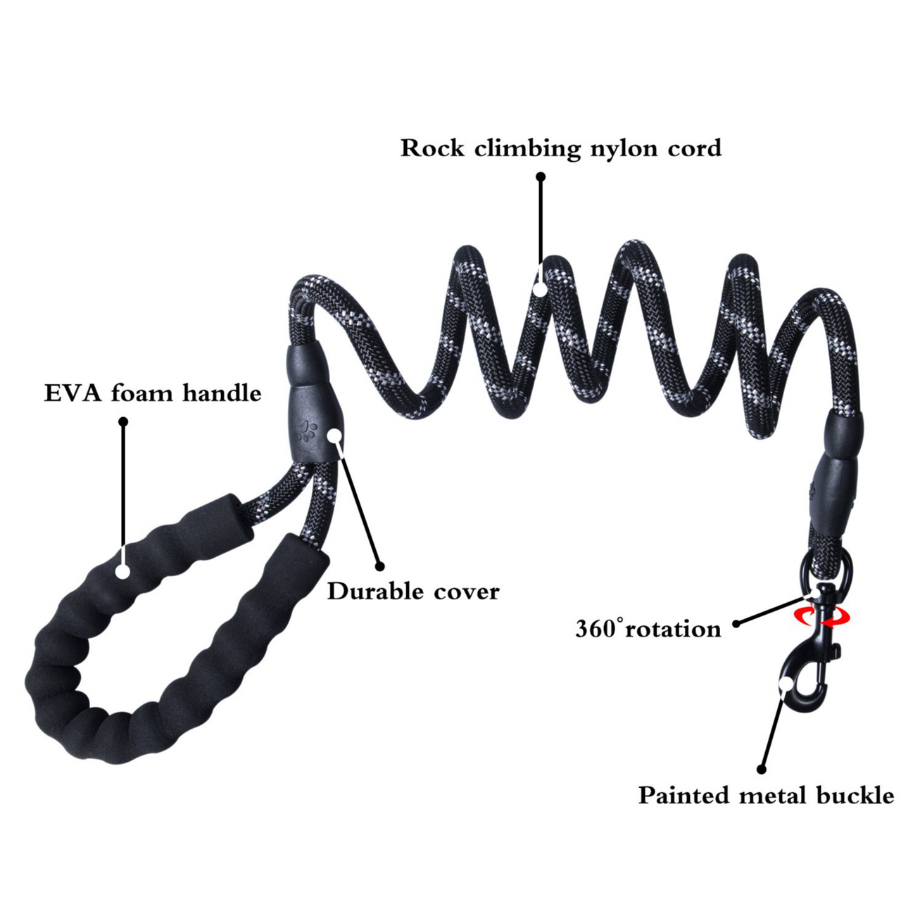 5-Foot Rope Leash with Comfort Handle product image