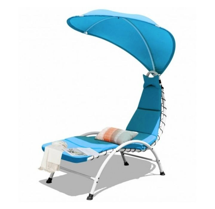 Modern Cushioned Canopy Chaise Lounge product image