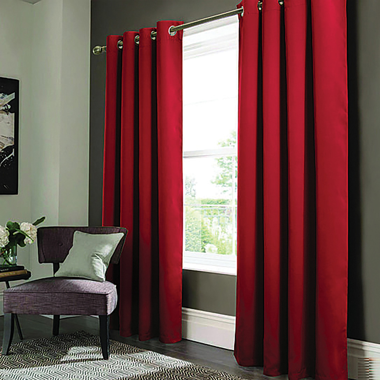 84" Anchorage Thermal Insulated Blackout Grommet Curtain Panel (Set of 2) product image