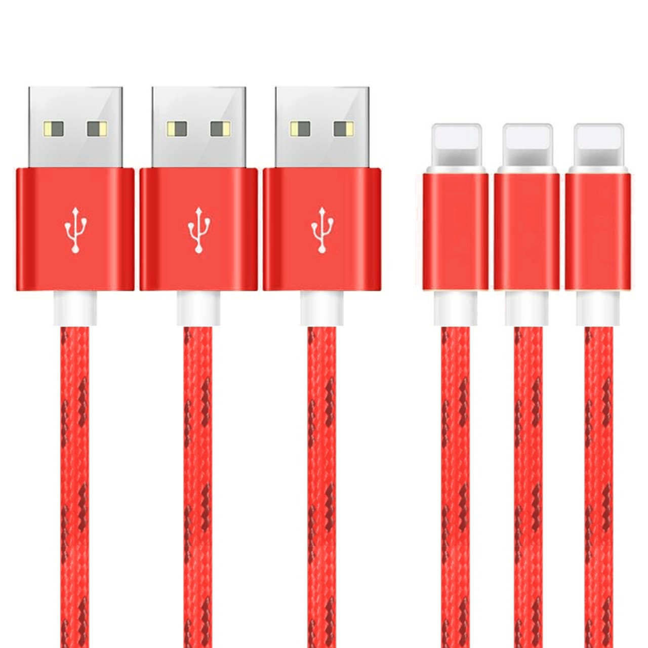 10-Foot Camo Braided MFi Lightning Cable (3-Pack) product image