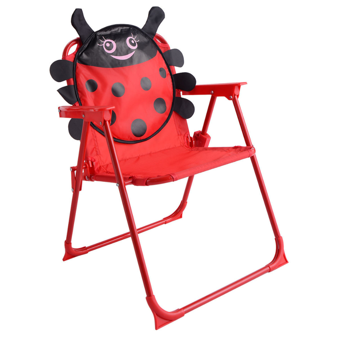 Kids' Ladybug Table and Chairs Set with Umbrella product image
